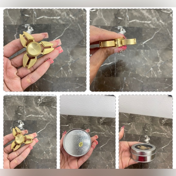 Stainless Steel and Aluminum Fidget Spinner/ Hand Spinner High Speed, Heavy Duty - Picture 7 of 17
